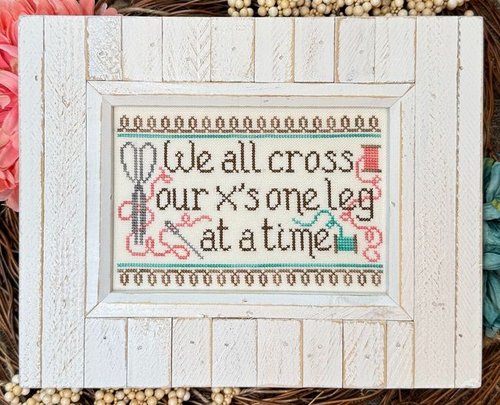 One Leg at a Time - Cross Stitch Pattern