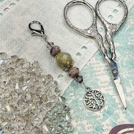 Woodland Retreat Mini Scissors Fob