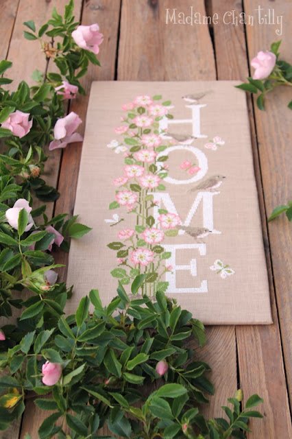 Wild Roses Home - Cross Stitch Pattern