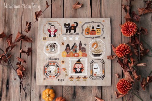 Halloween Quaker - Cross Stitch Pattern