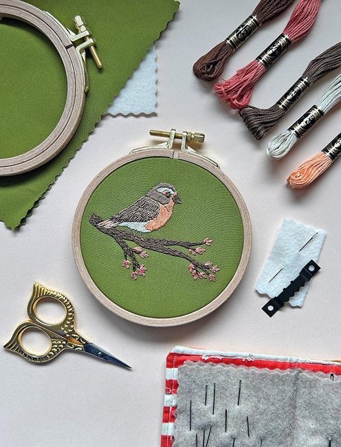 Spring Robin - Embroidery Kit