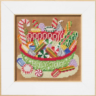 Christmas Candy - Beaded Christmas Cross Stitch Kit
