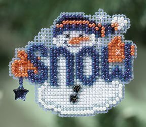 Snow Buddy - Beaded Cross Stitch Kit