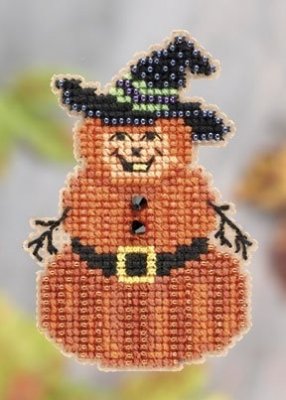 Pumpkin Man (2011) - Halloween Cross Stitch Kit