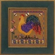 Spring Rooster (2001) - Cross Stitch Kit
