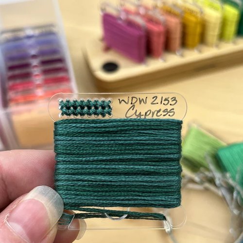 Floss "Swatch" Bobbins - Set of 7