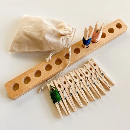 Floss Stick For Large Clothespins