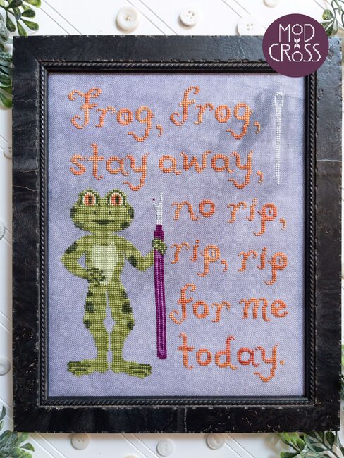 Frog Frog - Cross Stitch Pattern