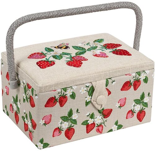 Strawberry Med Sewing Box 