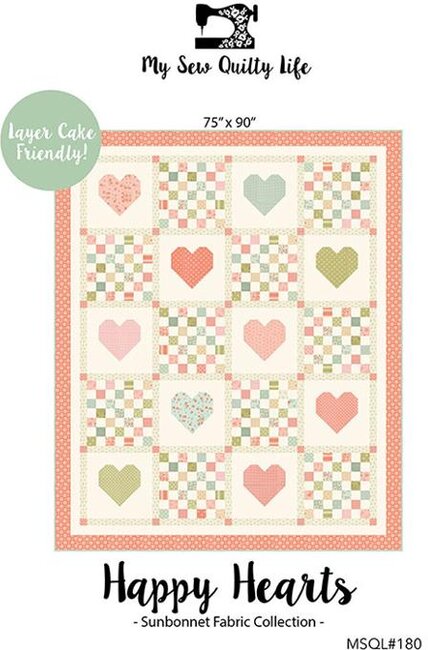 Happy Hearts - Quilt Pattern