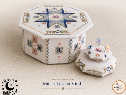 Quaker Star Sewing Box - Cross Stitch Pattern