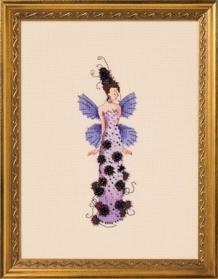 Flutter Fruit: Miss Blackberry - Cross Stitch Pattern