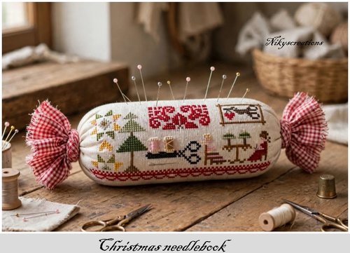 Christmas Needlebook - Cross Stitch Pattern