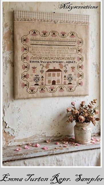 Emma Turton Reproduction Sampler - Cross Stitch Pattern