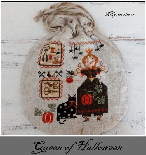 Queen of Halloween - Cross Stitch Pattern