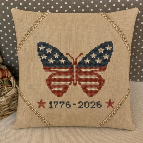 Liberty In Flight - Patriotic Cross Stitch Pattern
