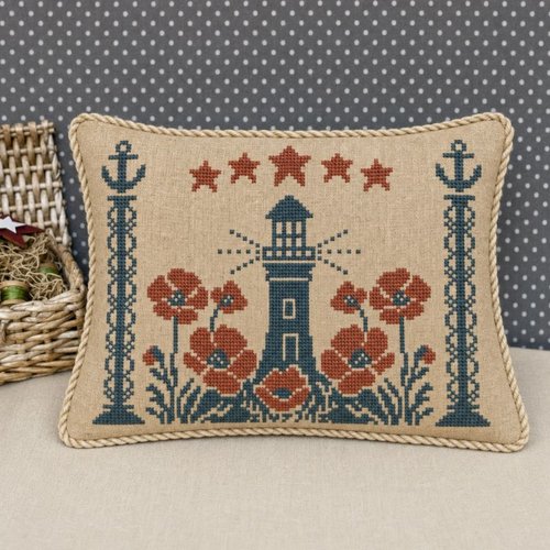 Anchored in Light - Patriotic PDF Cross Stitch Pattern