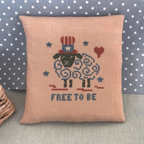 Free To Be - Patriotic Cross Stitch Pattern