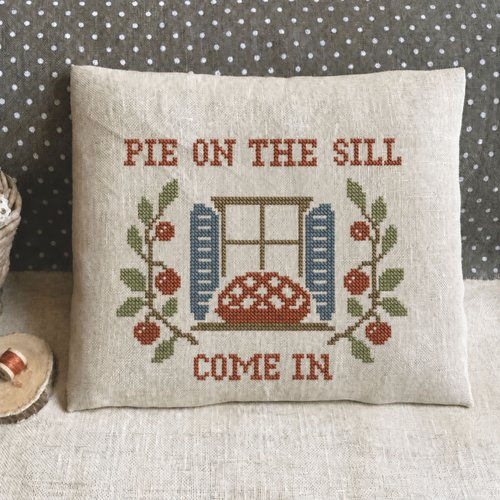 Pie on the Sill - Cross Stitch Pattern