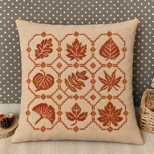 Autumn Nine Patch - Cross Stitch Pattern