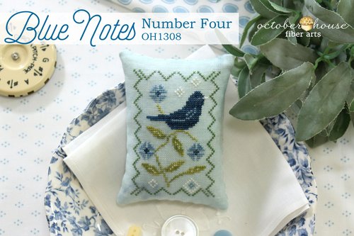 Blue Notes - Number Four - Cross Stitch Pattern