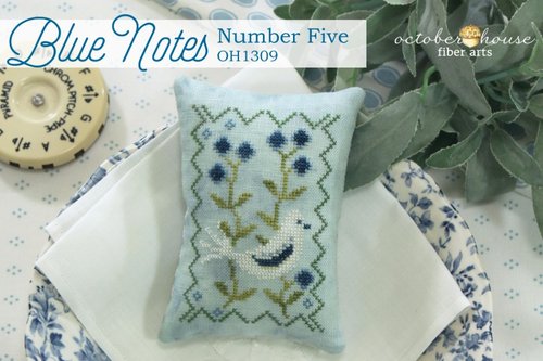 Blue Notes - Number Five - Cross Stitch Pattern