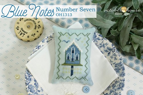 Blue Notes - Number Seven - Cross Stitch Pattern