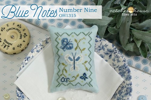 Blue Notes - Number Nine - Cross Stitch Pattern