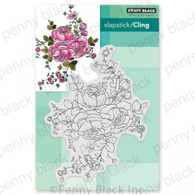 Rose Dance - Slapstick Cling Stamp