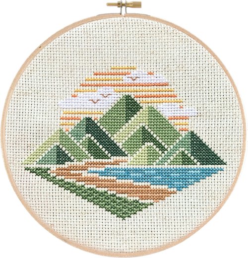 Hiking Trail - Cross Stitch Pattern