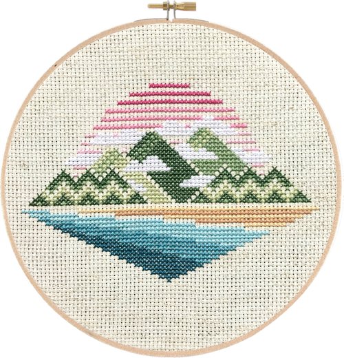 Misty Mountains - Cross Stitch Pattern