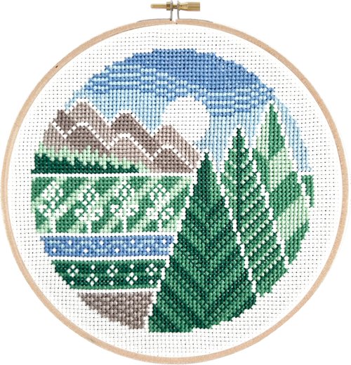 Lush Valley - Cross Stitch Pattern