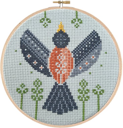 Spring Robin - Cross Stitch Pattern