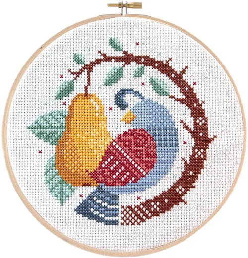 Partridge & Pear - Cross Stitch Pattern