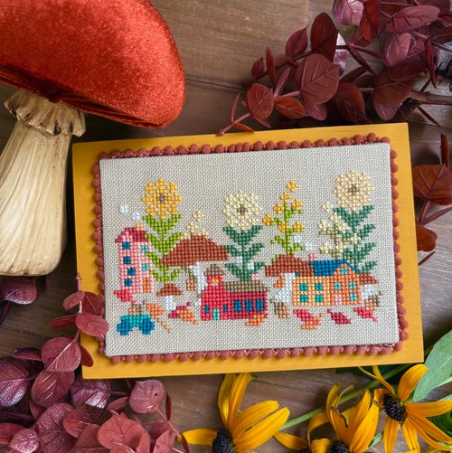 Autumn Fairy Village - Cross Stitch Pattern