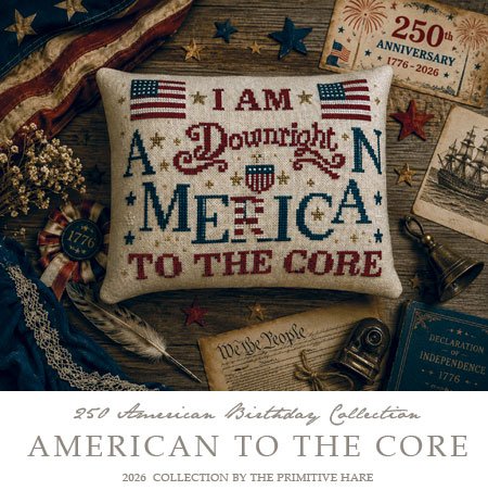 American To The Core - Patriotic Cross Stitch Kit