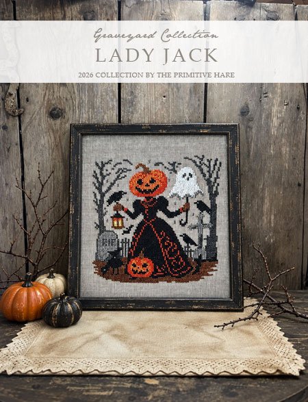 Lady Jack - Halloween Cross Stitch Pattern