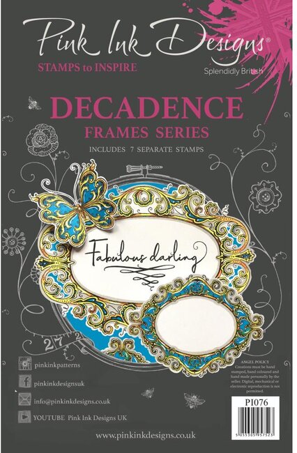 Decadance - A5 Clear Stamp