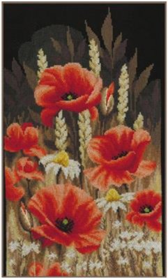 Wild Poppies - Cross Stitch Kit