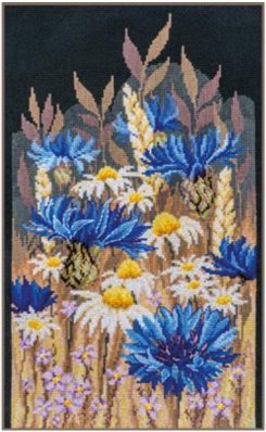 Cornflowers - Cross Stitch Kit