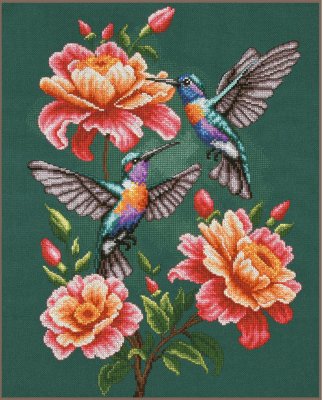 The Hummingbird Waltz - Cross Stitch Kit