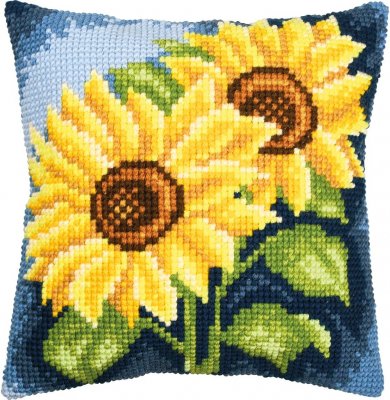 Sunflowers Cushion - Cross Stitch Kit