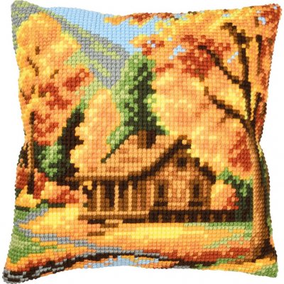 Autumn Landscape Cushion - Cross Stitch Kit
