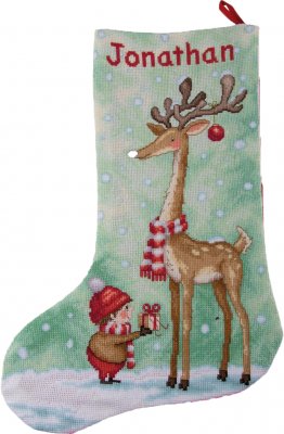 The Gift of Friendship - Christmas Stocking Cross Stitch Kit