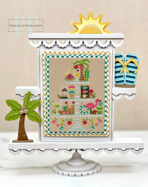Faux Tiered Tray - Unfinished Wood Display Frame