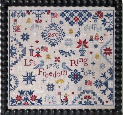 Simple Gifts: Freedom - Patriotic Cross Stitch Pattern