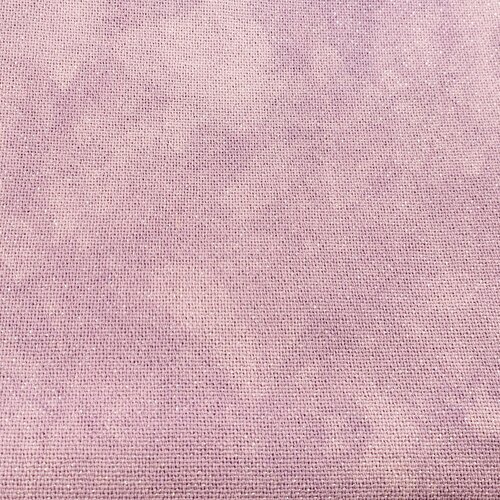 28 Count Crystal Pansy Lugana Fabric 17x25