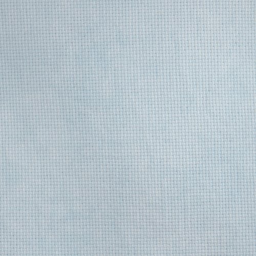 Tela Aida Zweigart 14 Punti Con Paillettes | 50x55 Cm, Colore Neve, 100% Cotone Per Ricamo