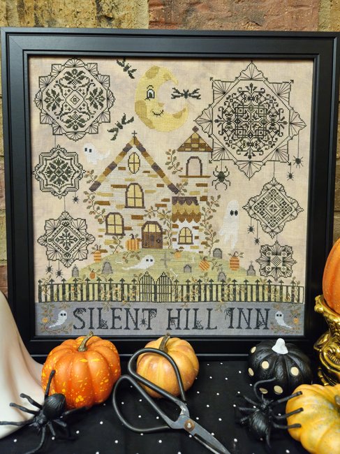 Silent Hill Inn - Halloween Cross Stitch Pattern