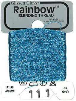 Pale Blue Rainbow Blending Thread